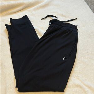Black Jogger Pants with Logo
